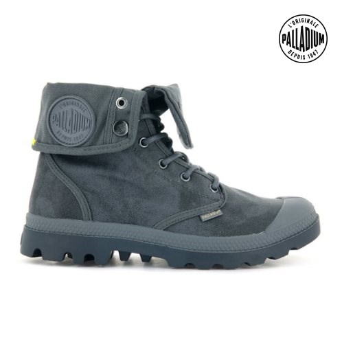 Dámské Boty Palladium Pampa Baggy WAX Tmavě Šedé | CZ BJF-57V